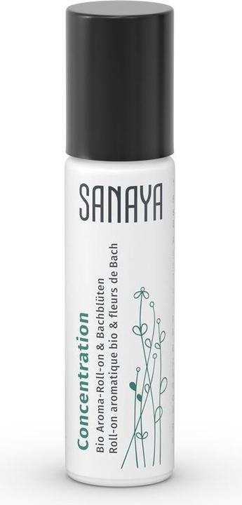 Produktbild Sanaya Aroma & Bachblüten Concentration Bio Roll on