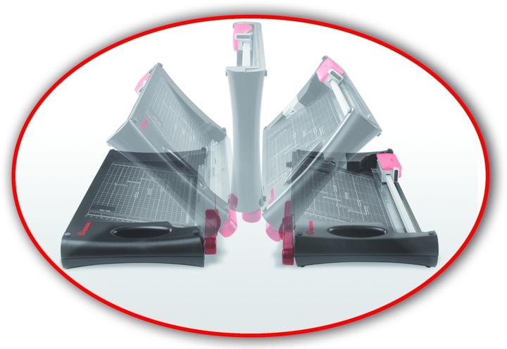Actual product image Ecobra Dual cutting machine Table size mm: 520 x 270 x 70, cutting height: max. 1.0 mm, weight: 2.28 kg (10 Sheets, A4)