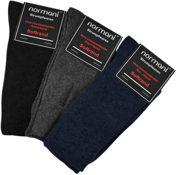 Produktbild Normani 6 Paar Komfortsocken mit Softrand (6er Pack, 47 - 50)