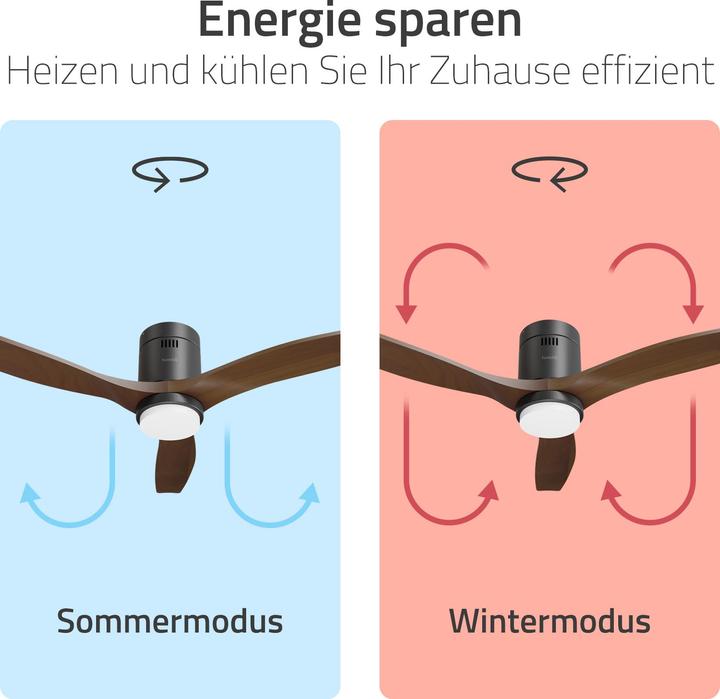 Immagine prodotto Hombli Deckenventilator mit Licht (43 dB)