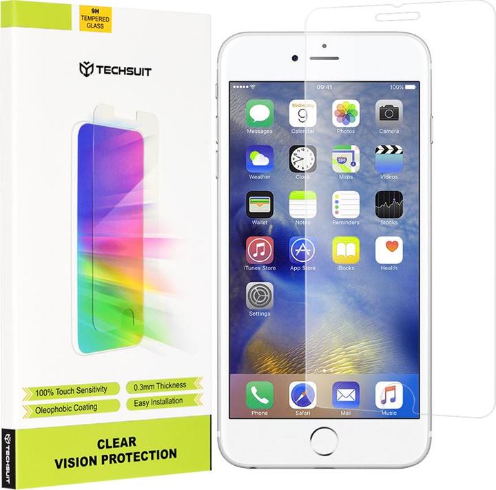 Image du produit Techsuit - Clear Vision Glass - iPhone 6 Plus/ iPhone 6s Plus - Transparent (1 pièce(s), Apple iPhone 6 Plus)