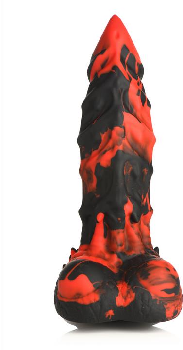 Productafbeelding Creature Cocks Fire Demon - Monster Siliconen Dildo - Rood/Zwart