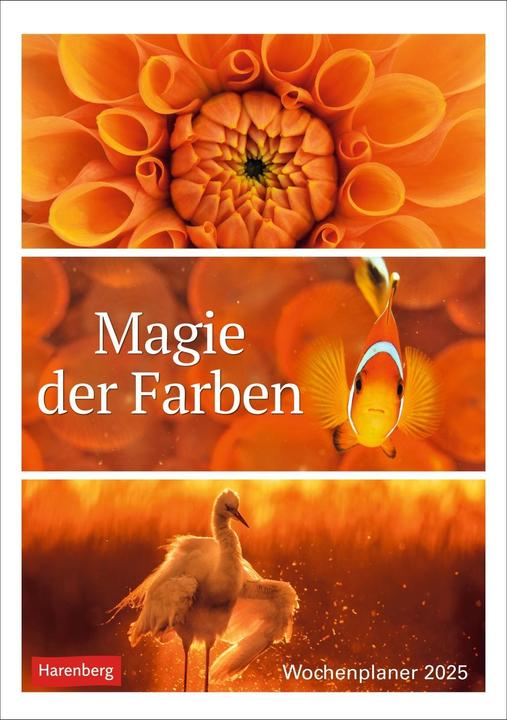 Produktbild Harenberg Magie der Farben Wochenplaner 2025 (Harter Einband, Deutsch)