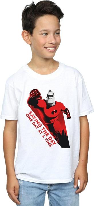 Image du produit Disney - T-shirt THE INCREDIBLES SAVING THE DAY - Garçon (128)