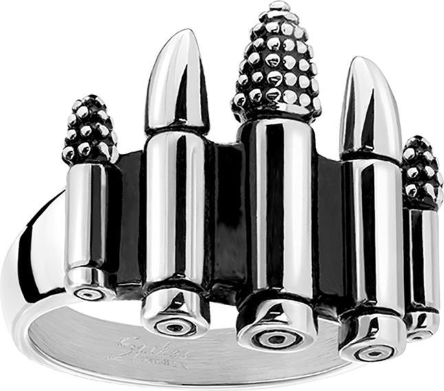 Immagine prodotto Star Piercing Anello d'argento cinque cartucce (Acciaio chirurgico 316L, senza ottone)