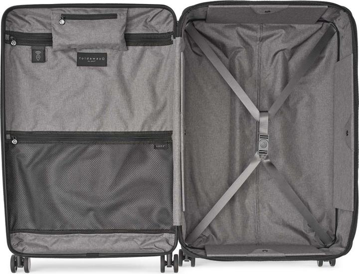 Immagine prodotto Senz Senx Foldable Large Check In Trolley, 95L, Silk Grey (95 l, L (90 - 115l))