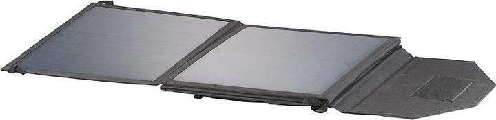 Produktbild Revolt Faltbares Solarpanel mit USB-Laderegler und 4 monokrist. Solarzellen (50 W, 2.50 kg)