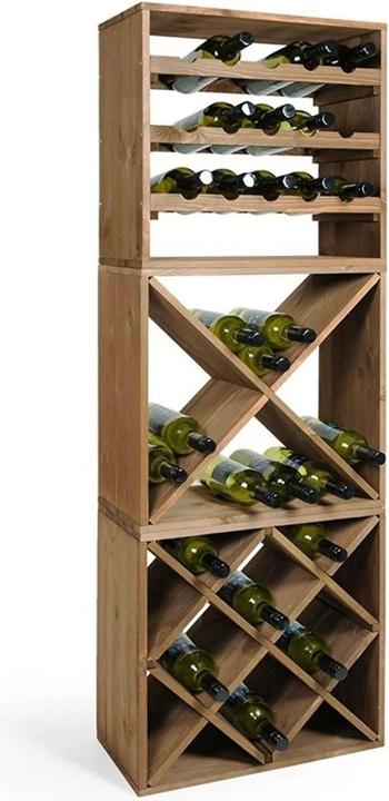 Produktbild Kesper Weinflaschen-Regalsystem (50 x 25 x 50 cm, 15 Fl.)