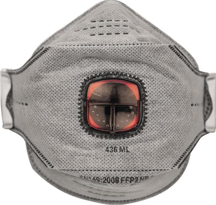 436 ML SPRINGFIT FFP3 actieve kool met Thypon ventiel - 1 doos van 10 maskers (FFP3, 10 x)