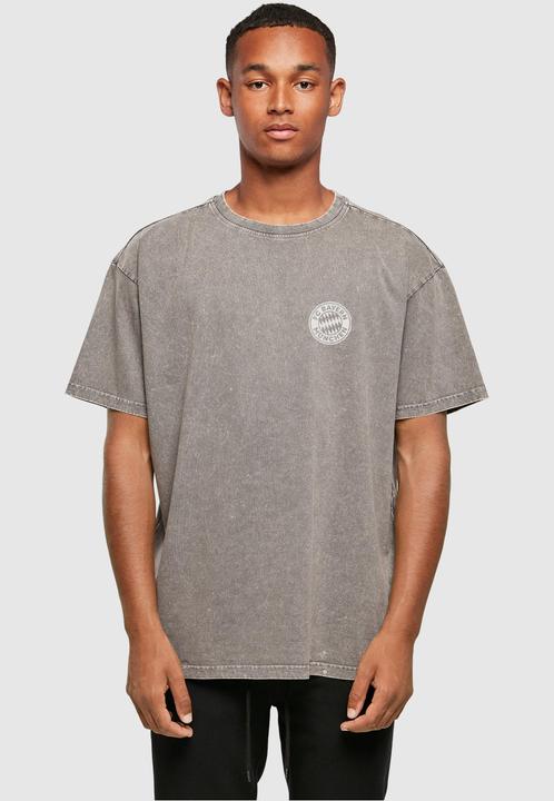 Produktbild FC Bayern München Logo Acid Washed Heavy Oversize Tee - 117805 (XL)