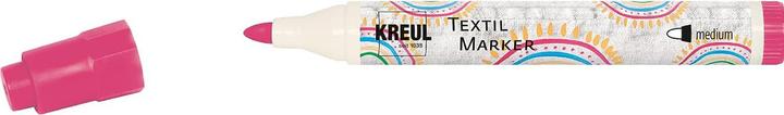 Actual product image Kreul Textile marker JAVANA "texi m "x medium", pink (Pink, 4 mm, 1 x)