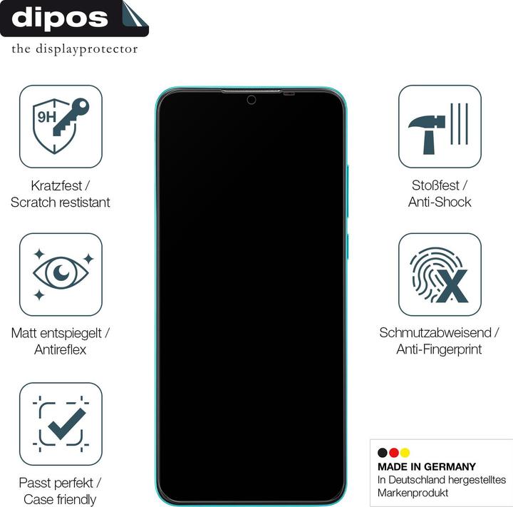 Produktbild Dipos Anti-Shock Displayschutz Matt 9H (1 Stück, Lava Z6)