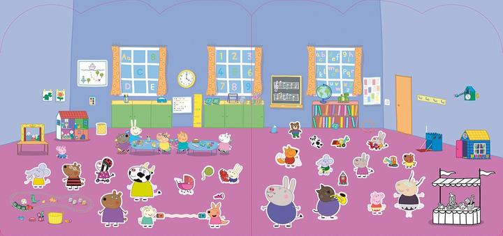 Actual product image Peppa Wutz stickers painting design