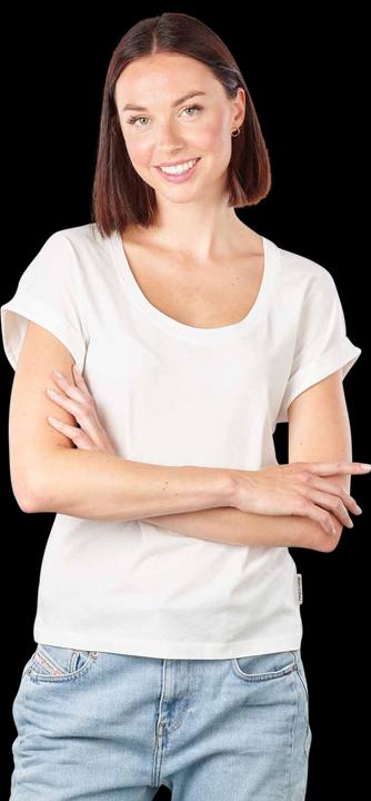 Marc O'Polo Deep Round Neck T-Shirt Short Sleeve White