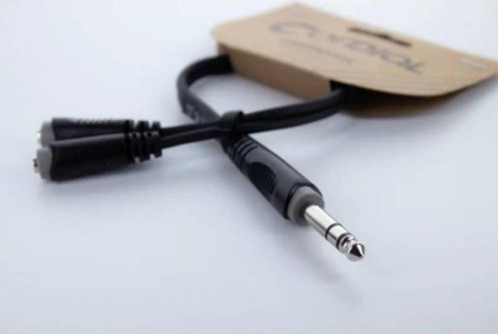 Produktbild Cordial 14886 Klinke Audio Y-Adapter (1x Klinkenstecker 6.3 mm (stereo) - 2x Kli (0.30 m)