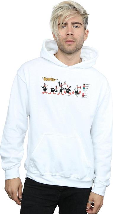 Produktbild Looney Tunes Daffy Duck Colour Code Kapuzenpullover (L)