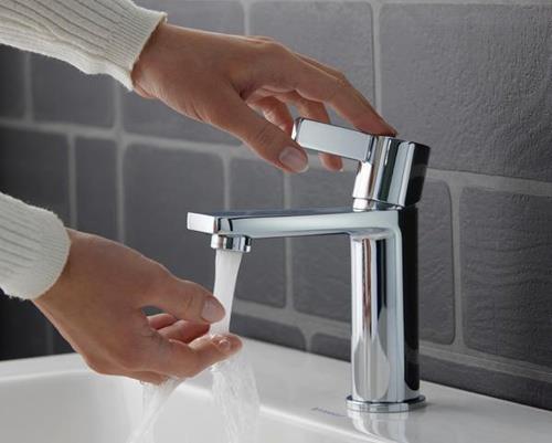 Actual product image Duravit EH-WT-MI D-NEO M EcoStart w pull-out waste. chrome