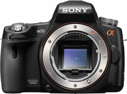 Produktbild Sony Alpha SLT-A55V, 16.2 MP, FullHD, GPS, Body