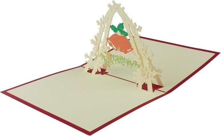 Image du produit JTI Carte de Noël pop-up faite à la main - n° 7 (1 pcs)