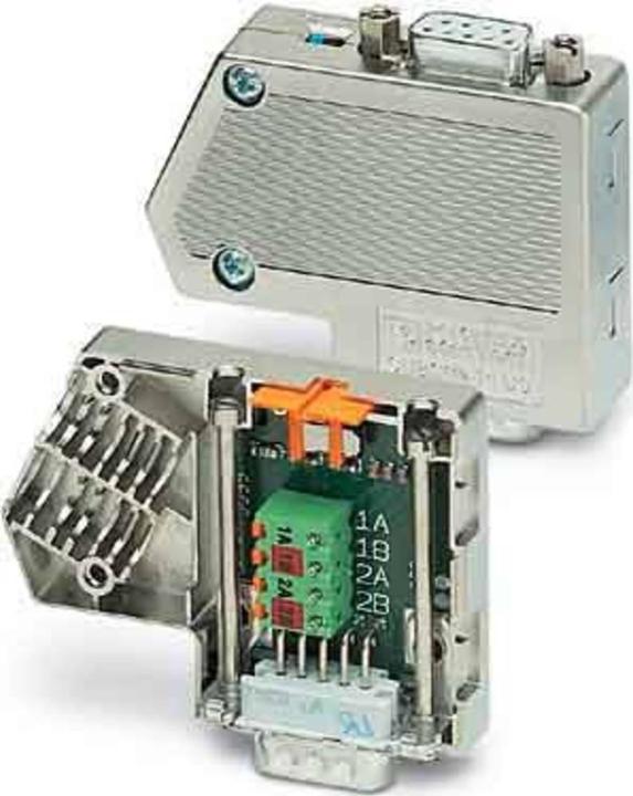 Actual product image Phoenix Contact Profibus subD spring terminal connection