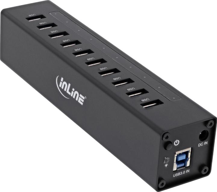 Immagine prodotto InLine Hub USB 3.0 (USB-B, 10 Porti)
