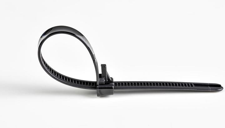 Produktbild StarTech 15cm(6") Reusable Cable Ties, 7mm(1/4") wide, 35mm(1-3/8") Bundle Dia. 22kg(50lb (Kunststoffkabelbinder, 150 mm, 100 Stk.)
