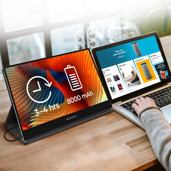 Produktbild Misura 16" M16TB Tragbarer LCD -Touch-Monitor - mit integriertem Akku (1920 x 1080 Pixel, 16")