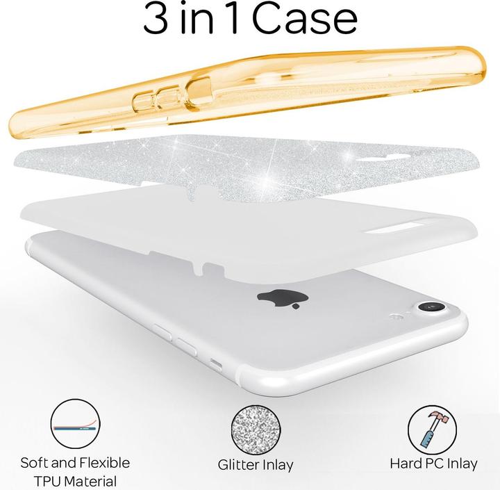 Actual product image Nalia Glitter mobile phone case (Apple iPhone 7)