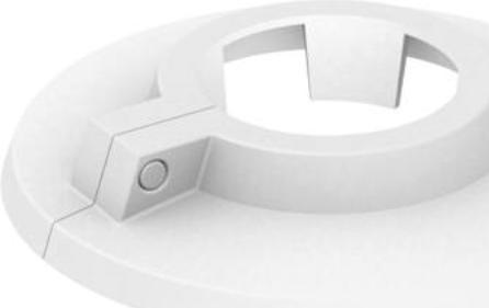 Produktbild Flamco Kunststoff-Rosette weiss 12 mm zweiteilig Ø 40 mm