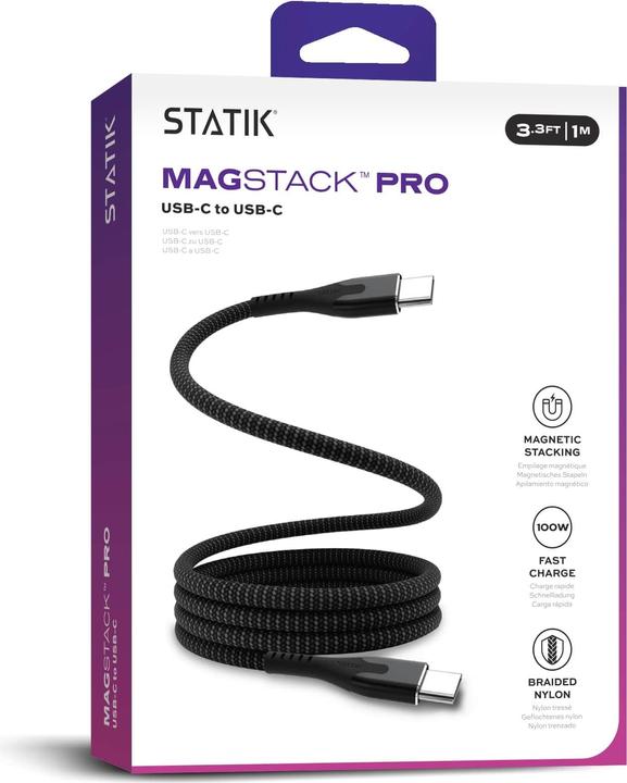 Actual product image Statik MagStack USB C — USB C (1 m, USB 3.2 Gen 1)