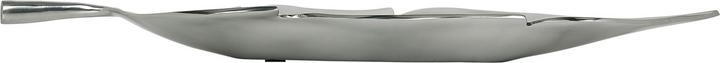 Produktbild Beliani Dekoschale Aluminium silber Blatt 50 cm AMRUS