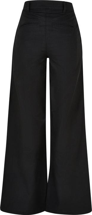Actual product image Urban Classics Ladies High Linen Mixed Wide Leg Pants (30)