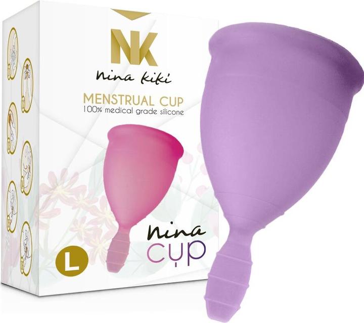 Nina Kiki Nina Cup Menstrual Cup Gr?Sse L Lilac