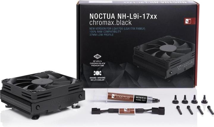 Actual product image Noctua NH-L9i-17xx chromax.black (37.37 mm)