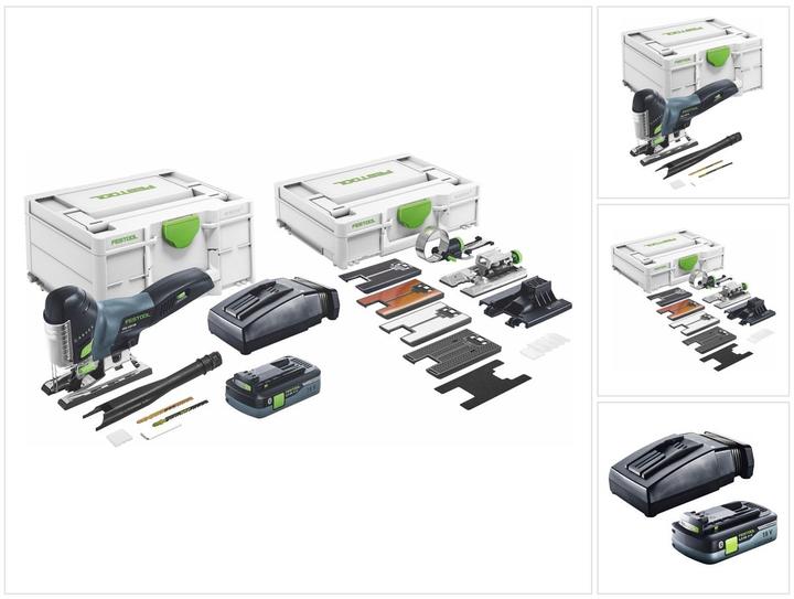 Actual product image Festool CARVEX PSC 420 HPC4,0 EBI-Set 18V Li-Ion accu decoupeerzaagmachine set in systainer - 120mm