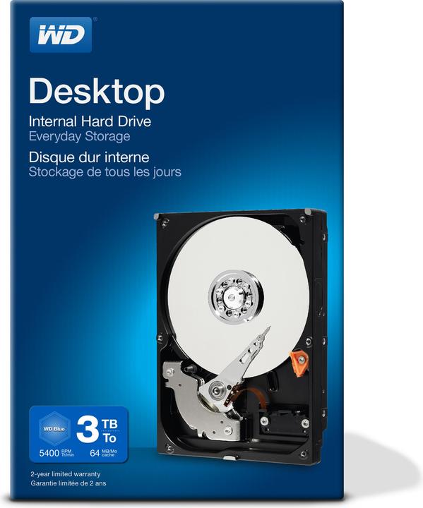 Produktbild WD Blue Retail (3 TB, 3.5", SMR)