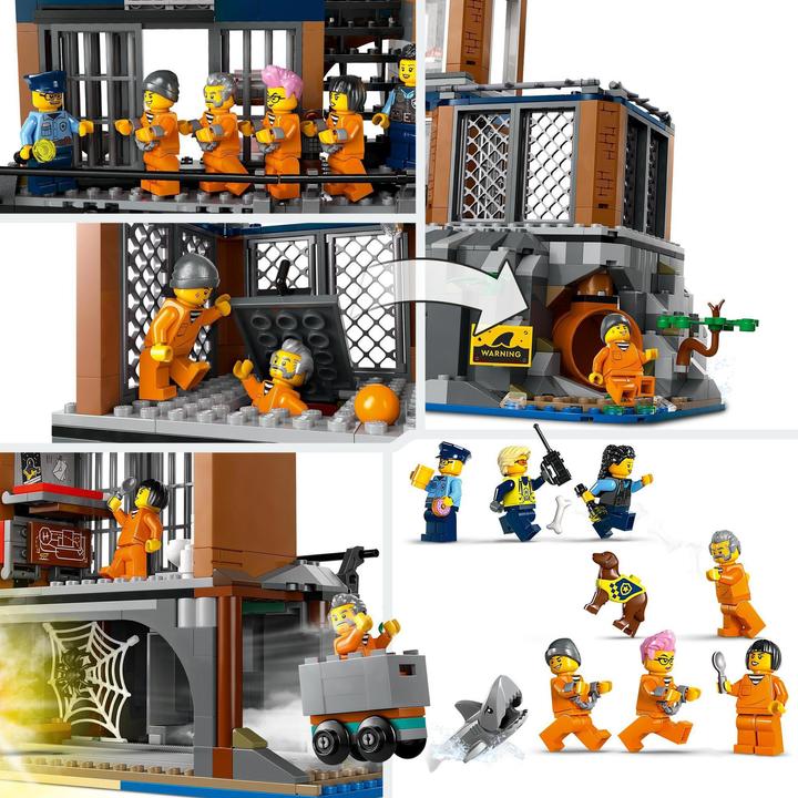Immagine prodotto LEGO Stazione di polizia sull'isola della prigione (60419, LEGO City)
