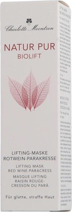 Produktbild Charlotte Meentzen Natur Pur BIOLIFT Lifting-Maske Rotwein-Parakresse (30 ml)