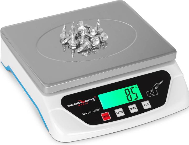 Produktbild Steinberg Digitale Briefwaage Feinwaage Küchenwaage Grammwaage Edelstahl 1,5g - 10kg LCD