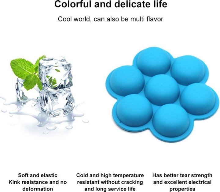 Actual product image König Design Silicone ice cube mould smiley emoji ice cubes ice for whiskey wine bar party new