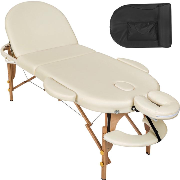 tectake Massageliege oval