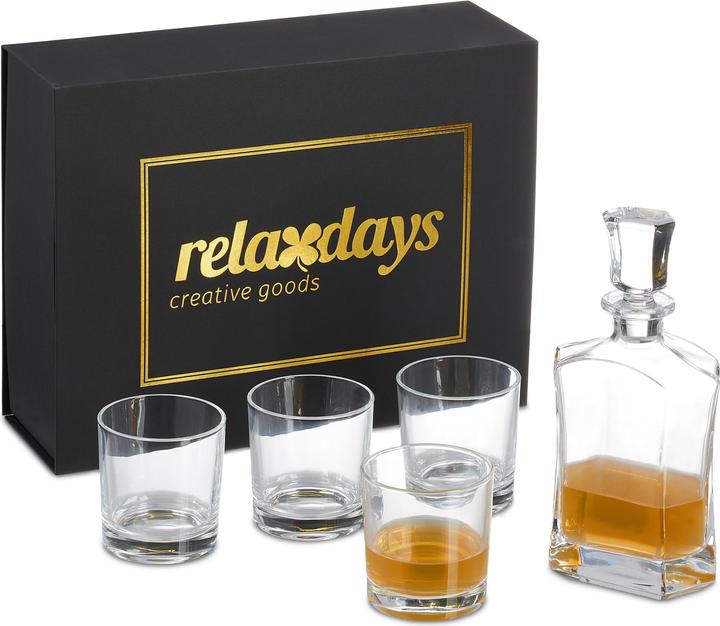 Actual product image Relaxdays 5-piece whisky set (3.45 dl, 1 x, Whisky glass)