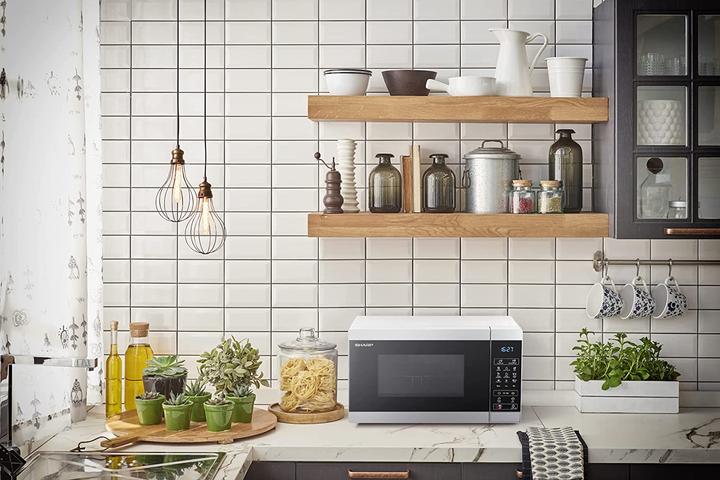 Image du produit Sharp YC-MG02E-W Mikrowelle Arbeitsplatte (20 l)
