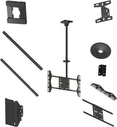 Immagine prodotto Multibrackets Plafoniera Grande Singola Nera 3000 (Soffitto, 63", 40 kg)