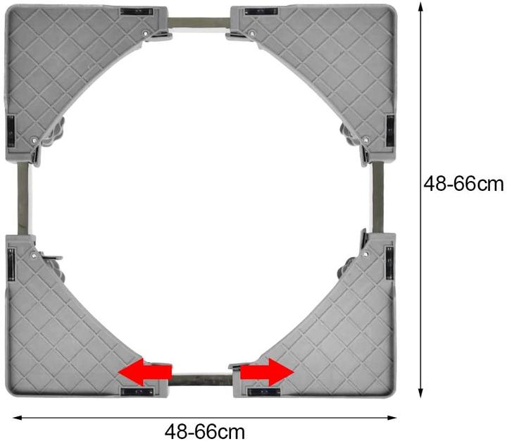 Actual product image Foccts Waschmaschinen-Untergestell