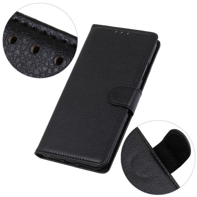 Actual product image MU Classic Litchi Leather Bookcover Series (Samsung Galaxy A03s)