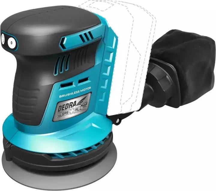 Actual product image Dedra Cordless Random Orbit Sander DED7062 (Eccentric grinder)