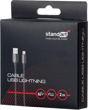 Actual product image Standart CABLE GT-XG111 USB LIGHTNING 2M (0.10 m)