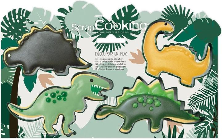 ScrapCooking Dino cookie cutter set