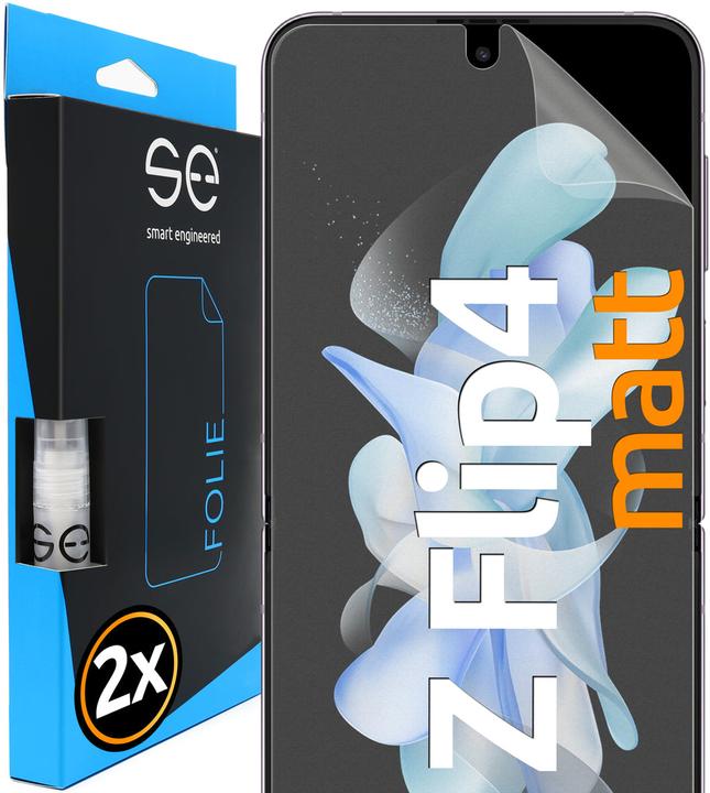 Actual product image Smart Engineered Matte 3D Protective Film Samsung Galaxy Z Flip 4 (2 Piece, Samsung Galaxy Z Flip4)